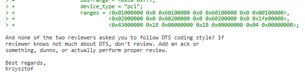 linux kernel maintainer 很严格