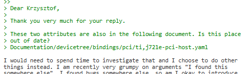 linux kernel maintainer 很严格