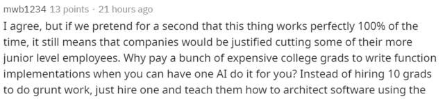 看看函数名和注释,AI自动生成代码,程序员:这不真实,我要失业