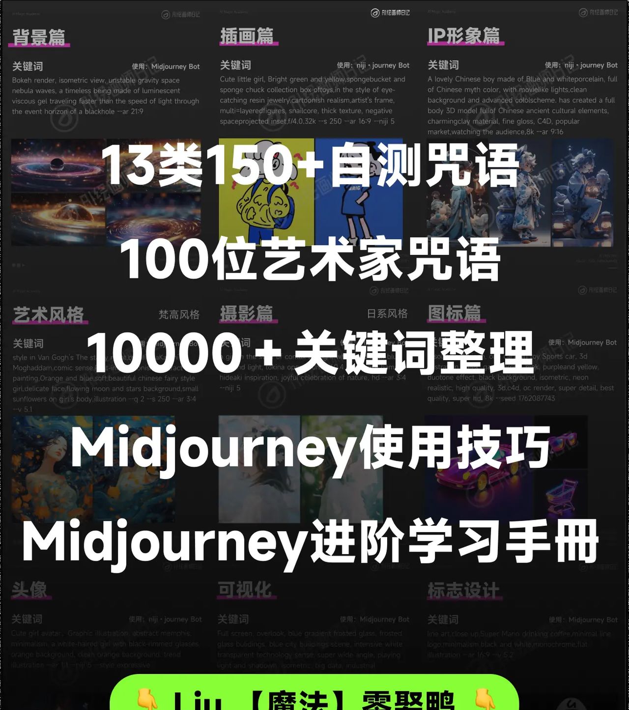 AI咒语｜ AI绘画常用的高频提示词