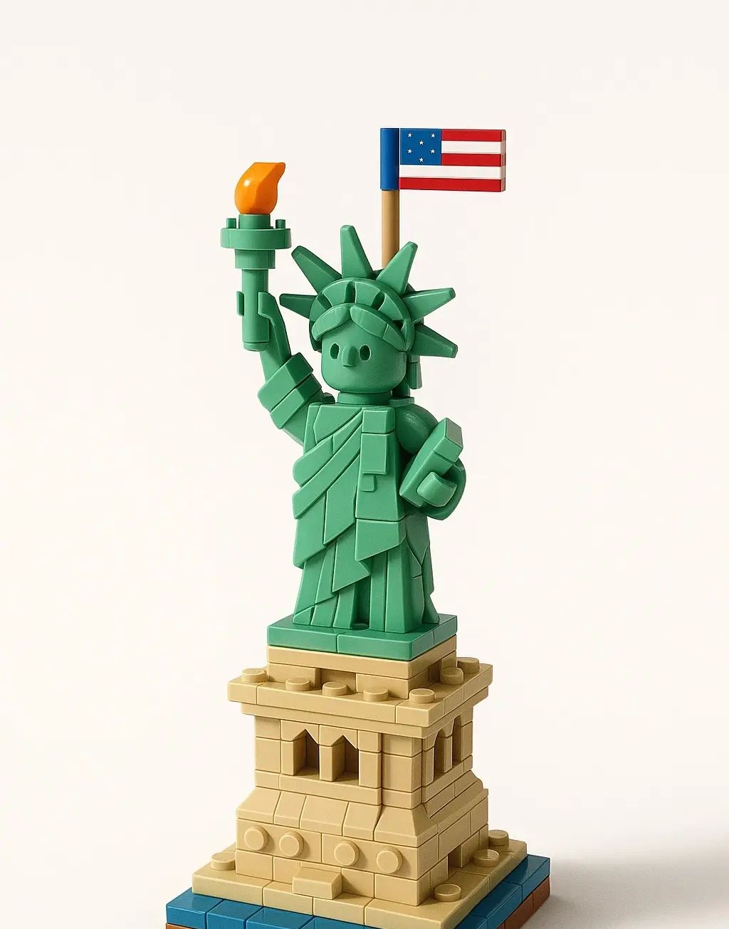 用AI把旅游景点变成乐高积木了!