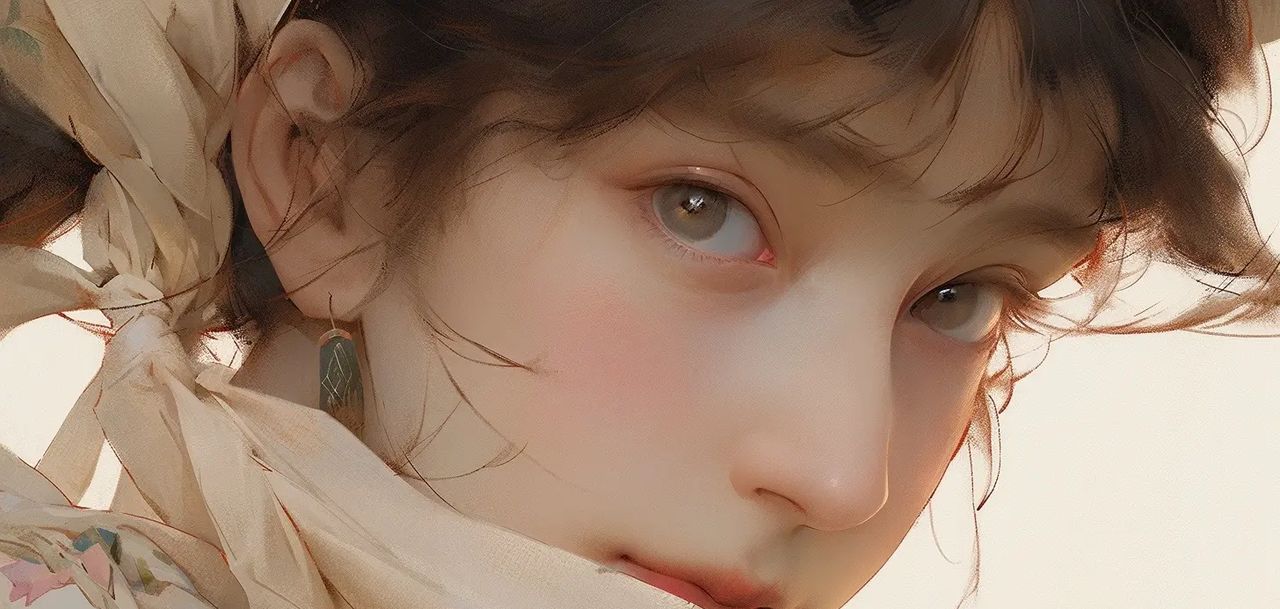 Ai国风少女提示词分享