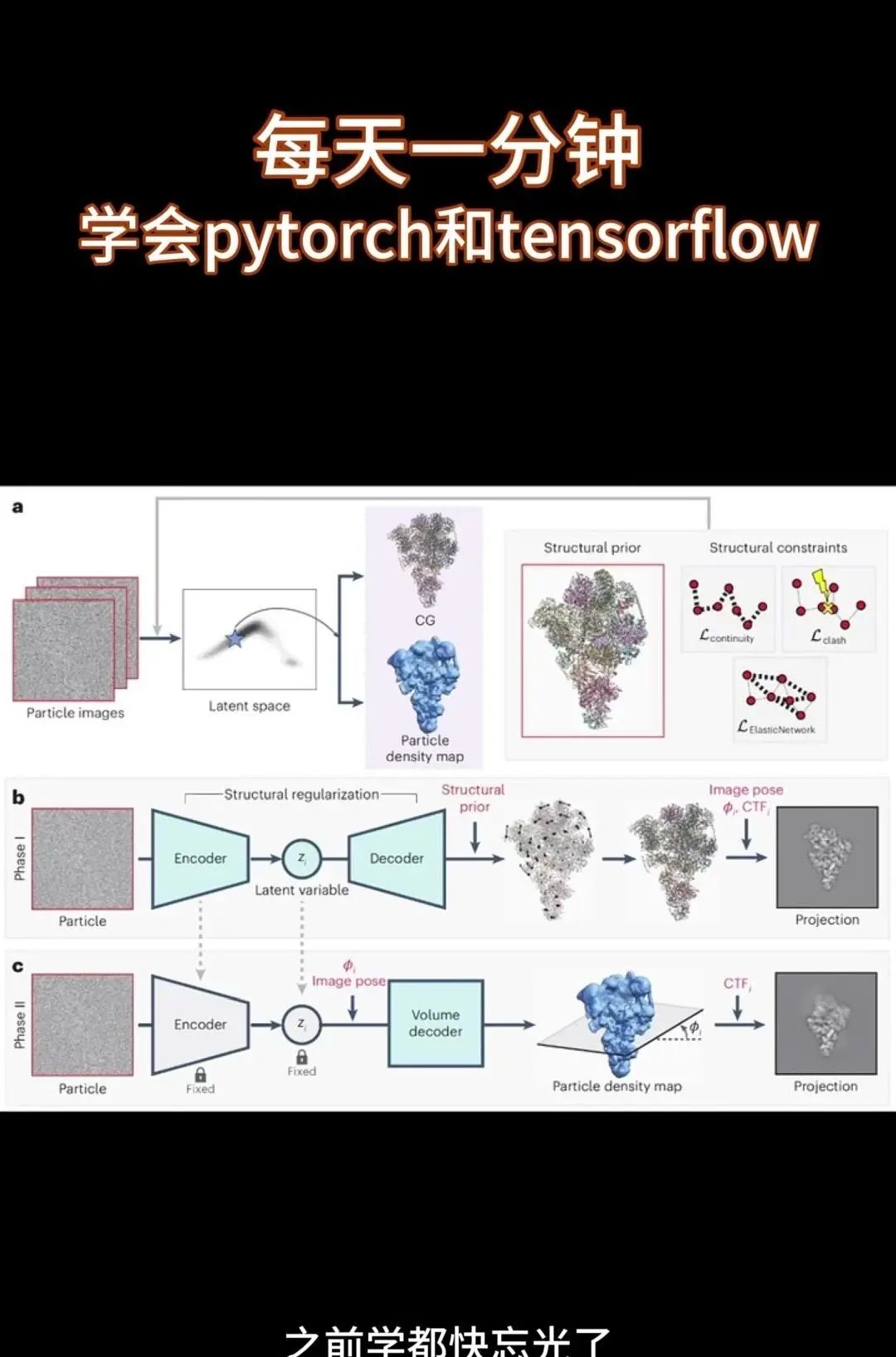 同时学会pytorch和tensorflow 很多教程要么只教Pytorch，要么是讲Tensorflow，你花大把时间学完一个再学另一个的时候，之前学的都快忘光了