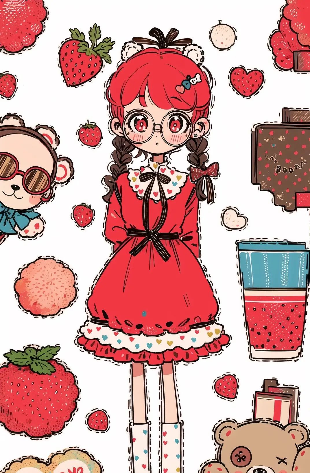 ai绘画之可爱画风