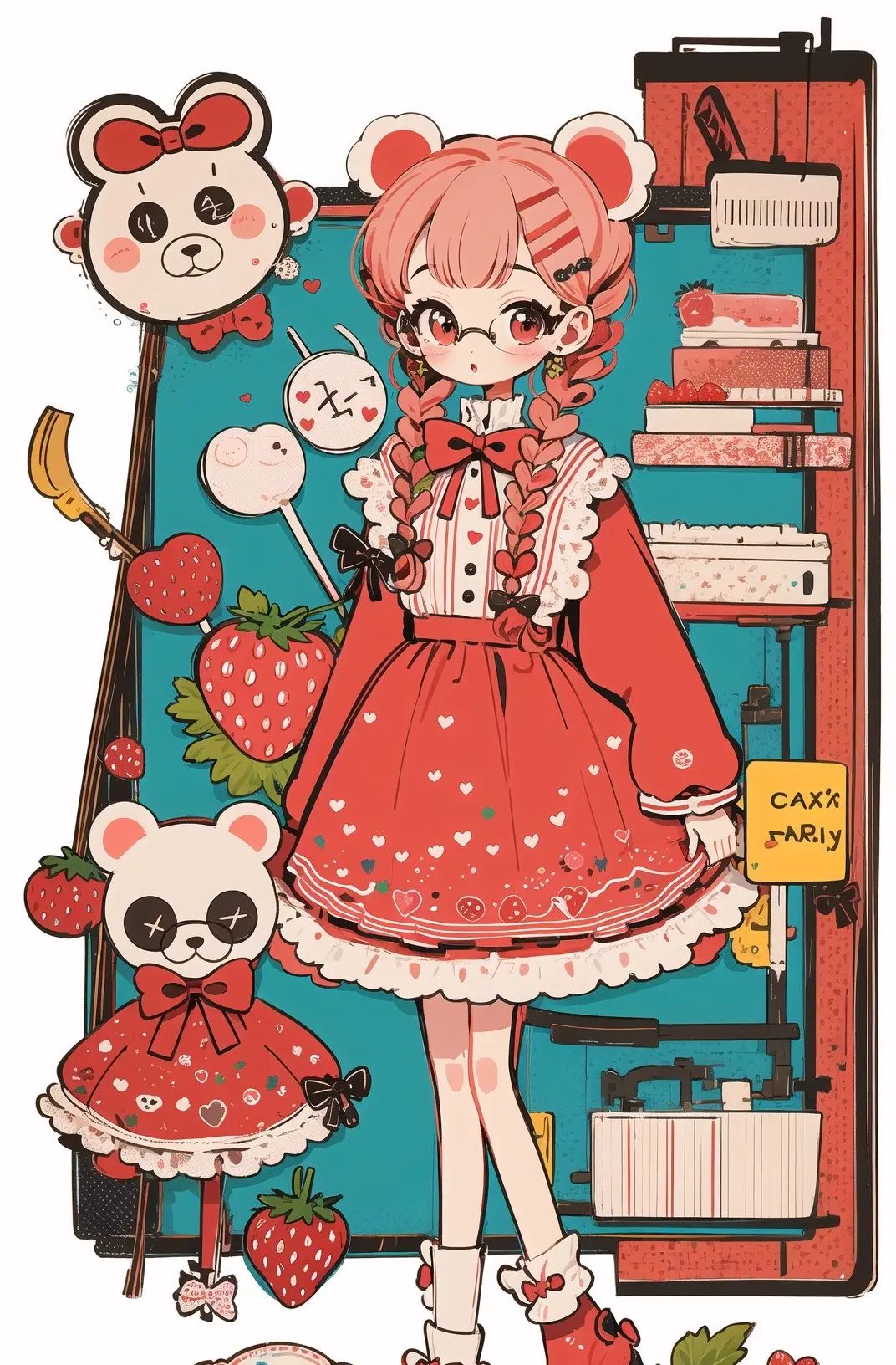 ai绘画之可爱画风