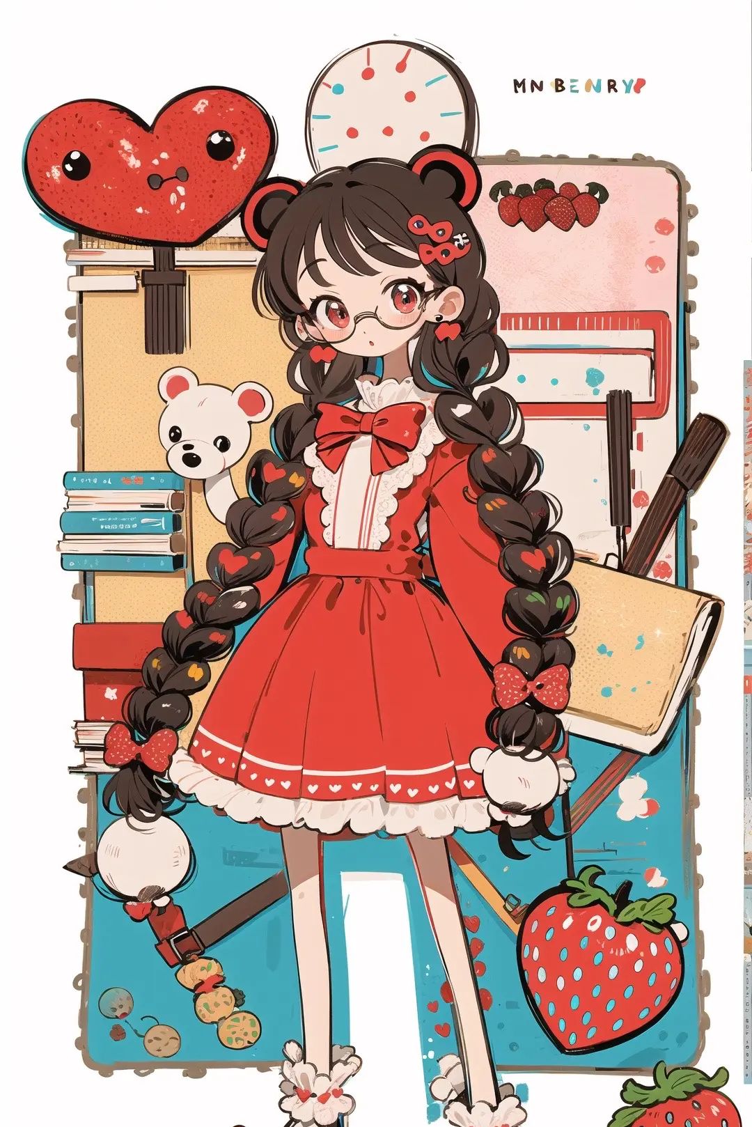 ai绘画之可爱画风