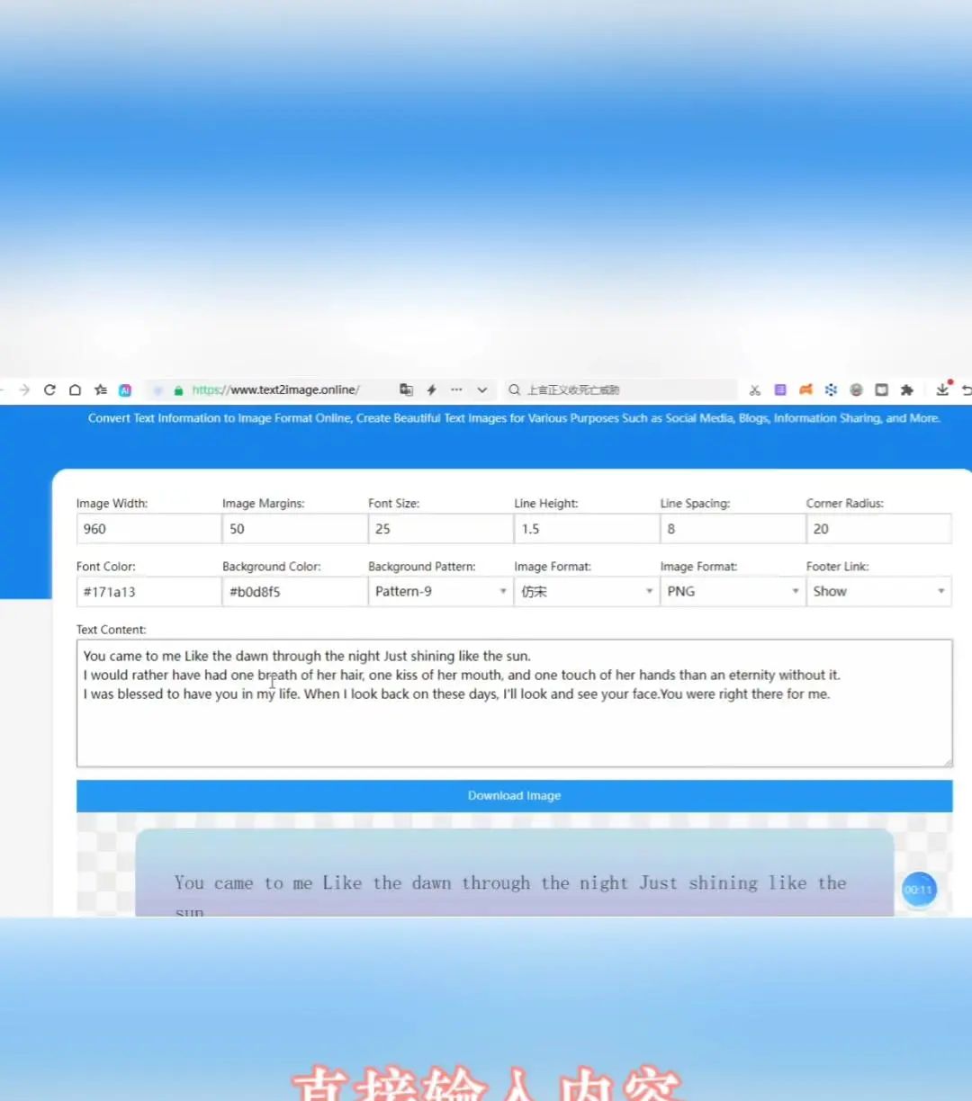 文本转图片工具教程