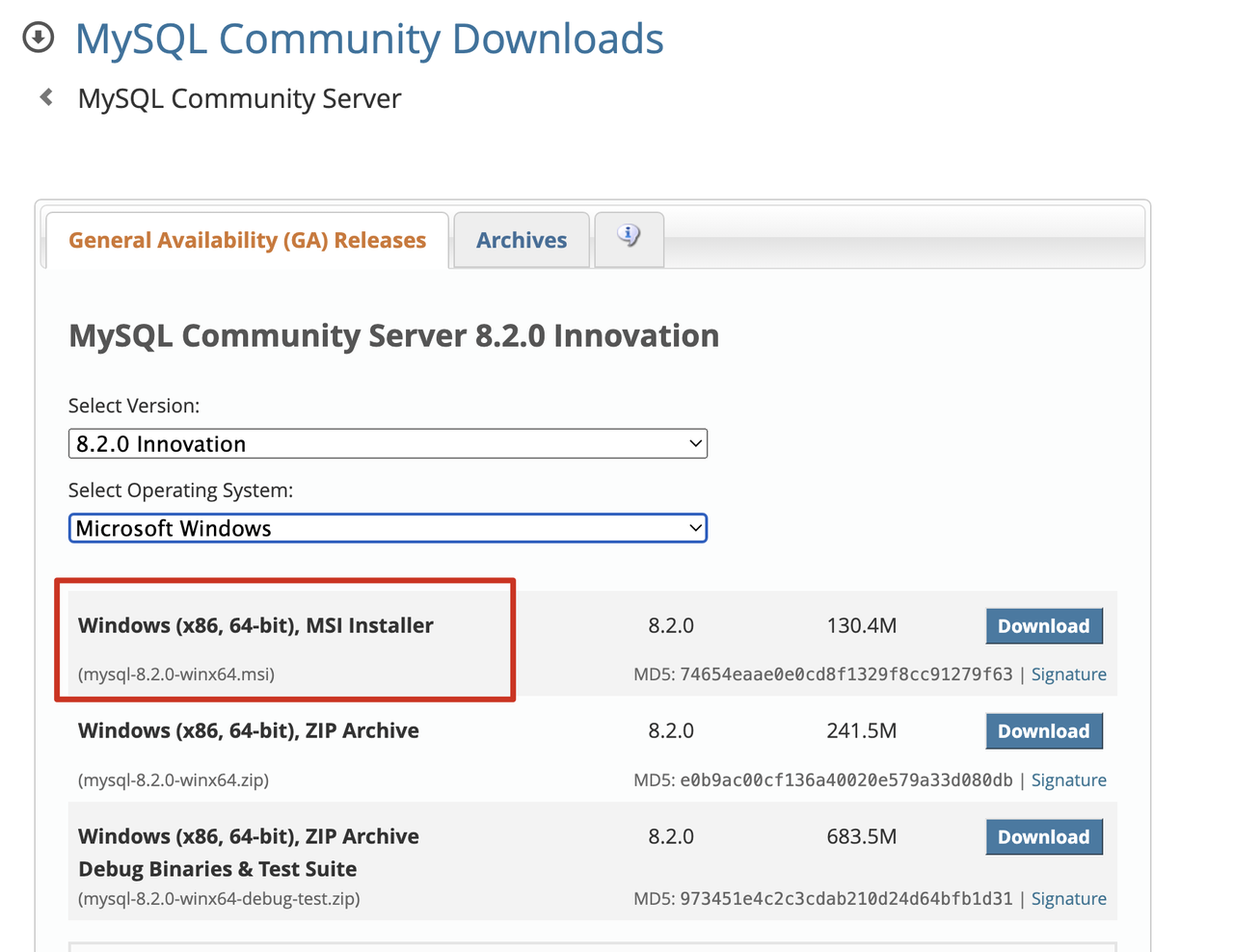 MySQL 的安装、启动、连接(Windows、macOS 和 Linux)