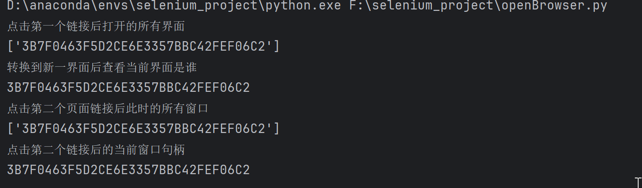 selenium web自动化测试