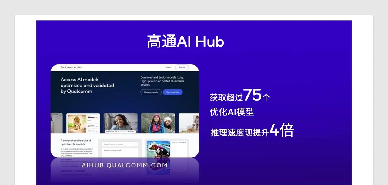 【高通技术公司发布全新AI Hub进展】