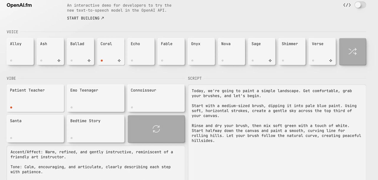 OpenAI做了一个有趣的语音生成工具