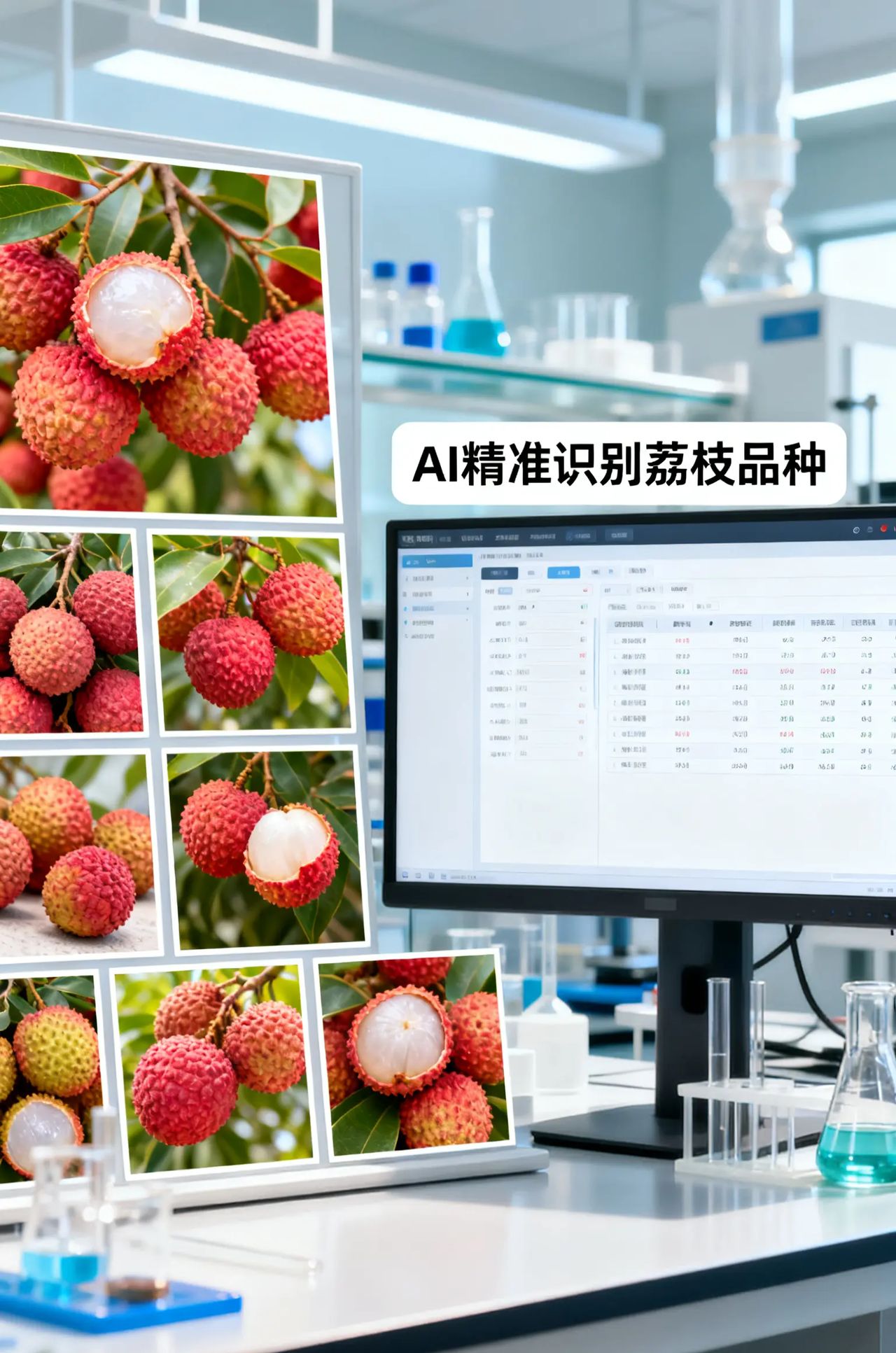 无人机对荔枝果实品种实时精准识别