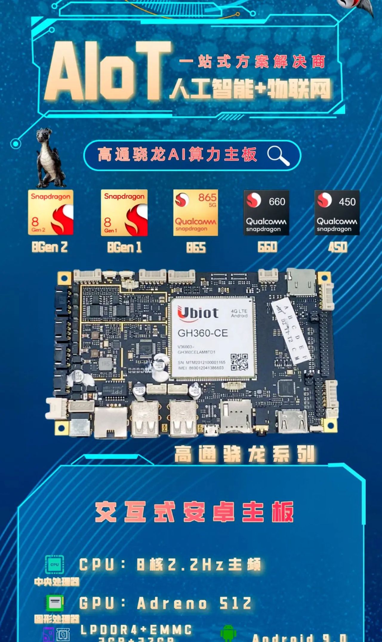 高通AI算力主板-AI算法本地部署方案