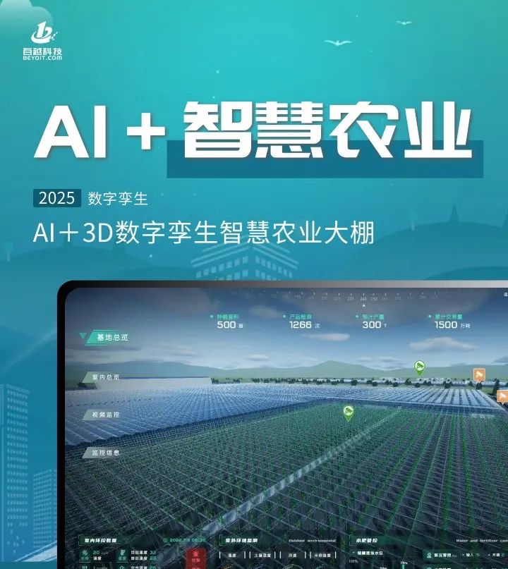 AI+3D 数字孪生一键开启农业未来