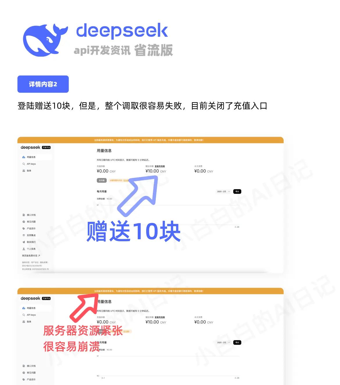 DeepSeek的API平台开放！