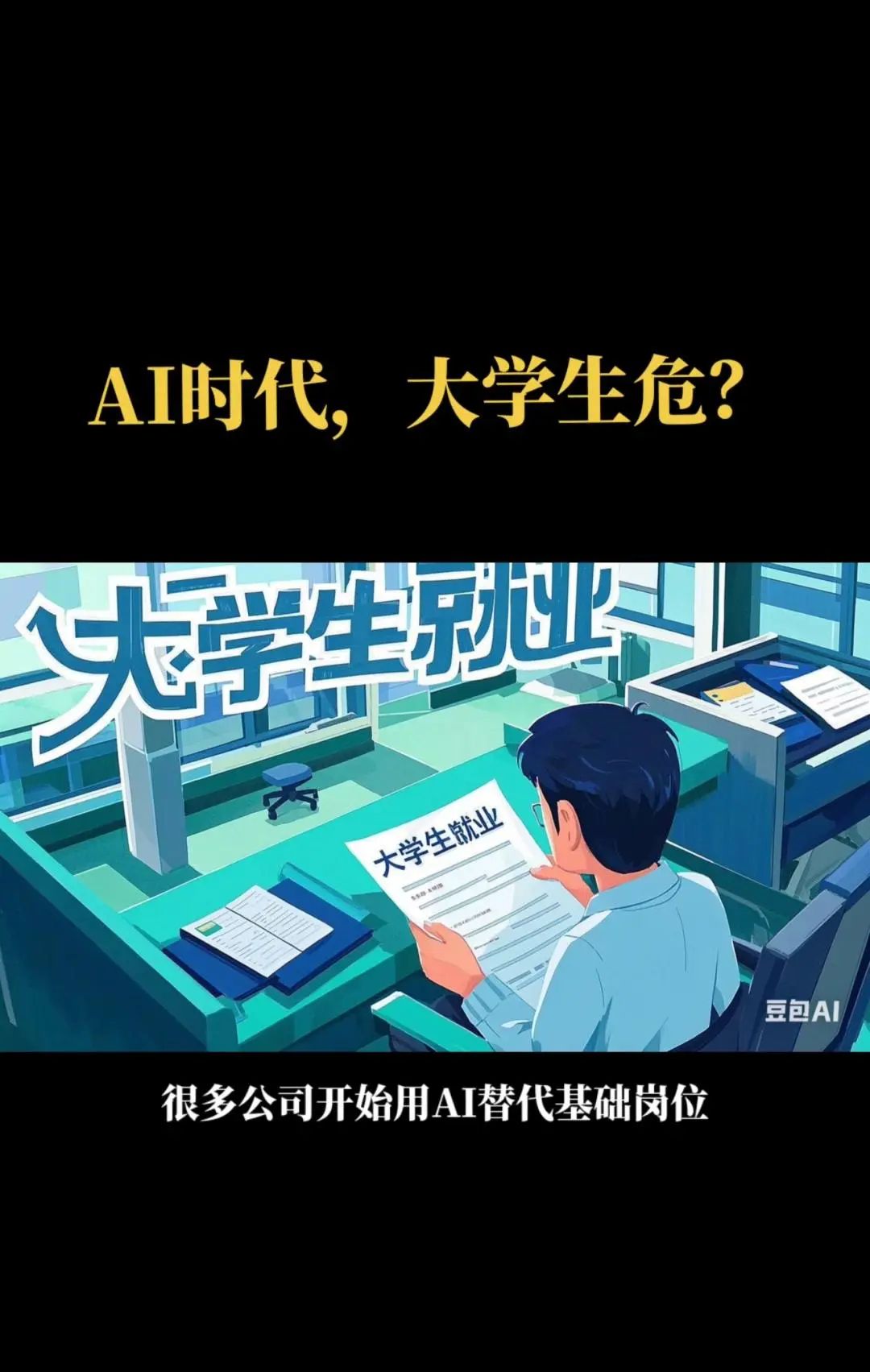 AI时代,大学生就业受影响