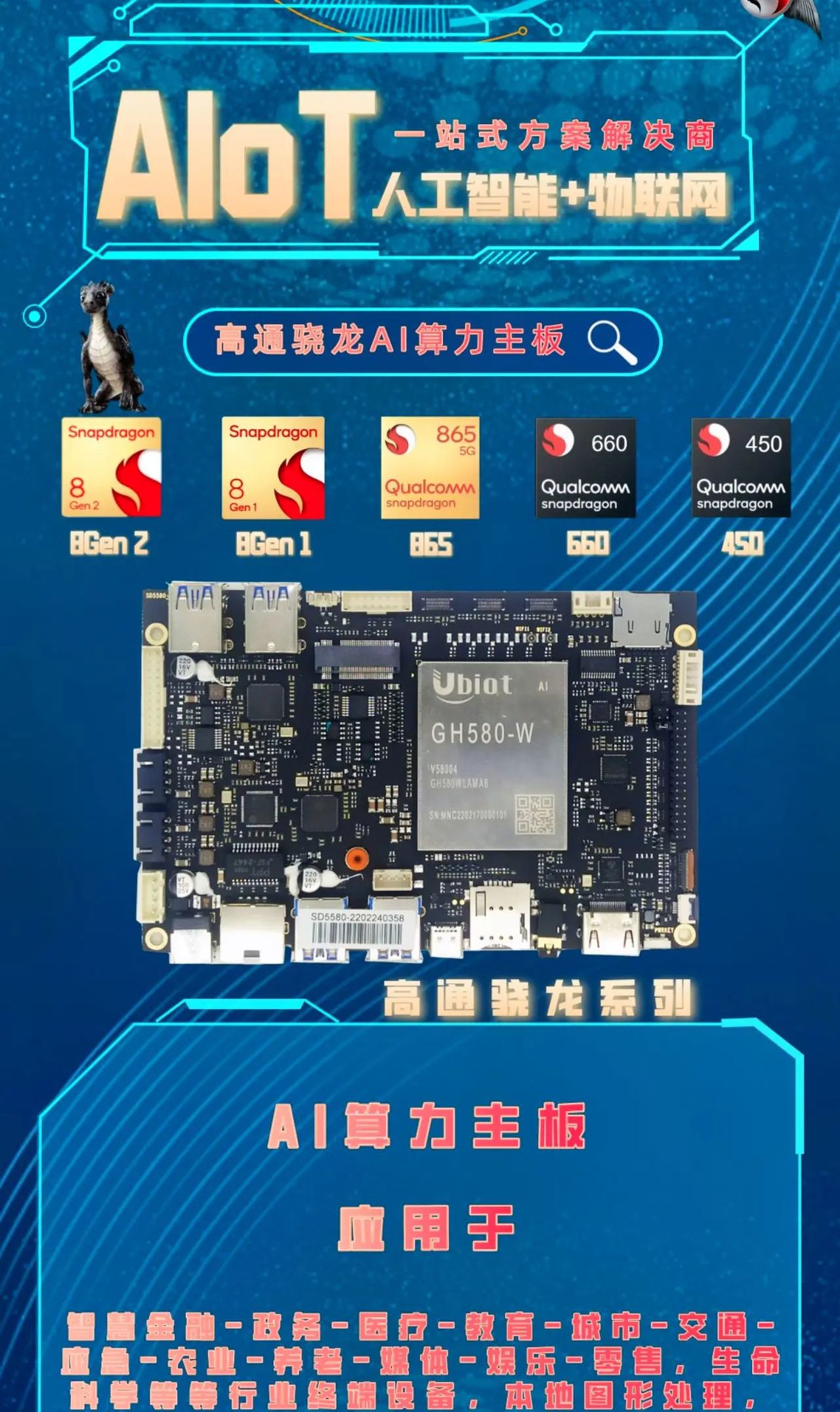 高通AI算力主板-AI算法本地部署方案