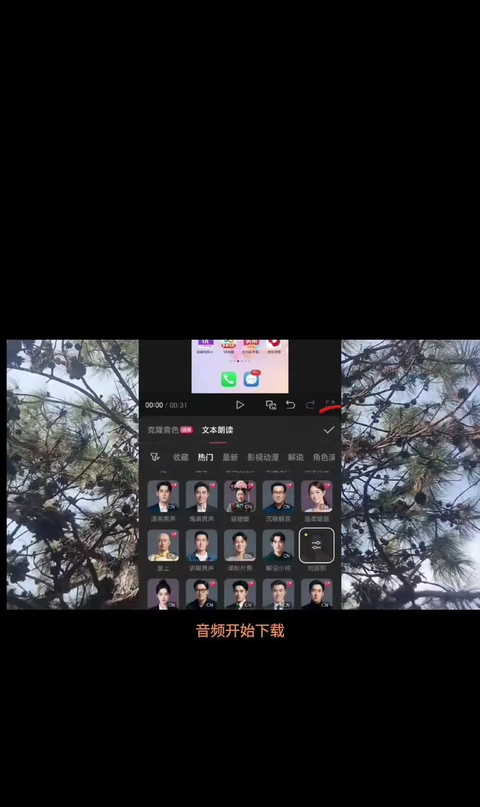 给视频配上音的方法