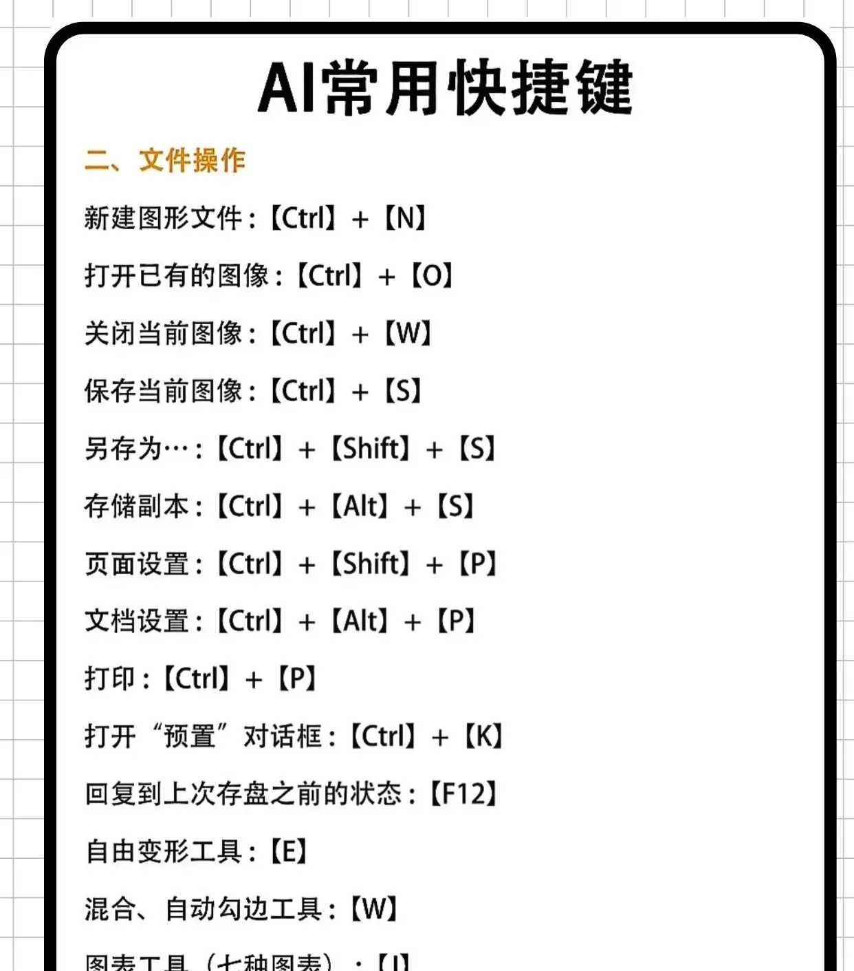 之前整理的都是PS相关的知识，今天请出另一位设计大佬AI，但凡是学了PS那学习AI也是跑不掉的了