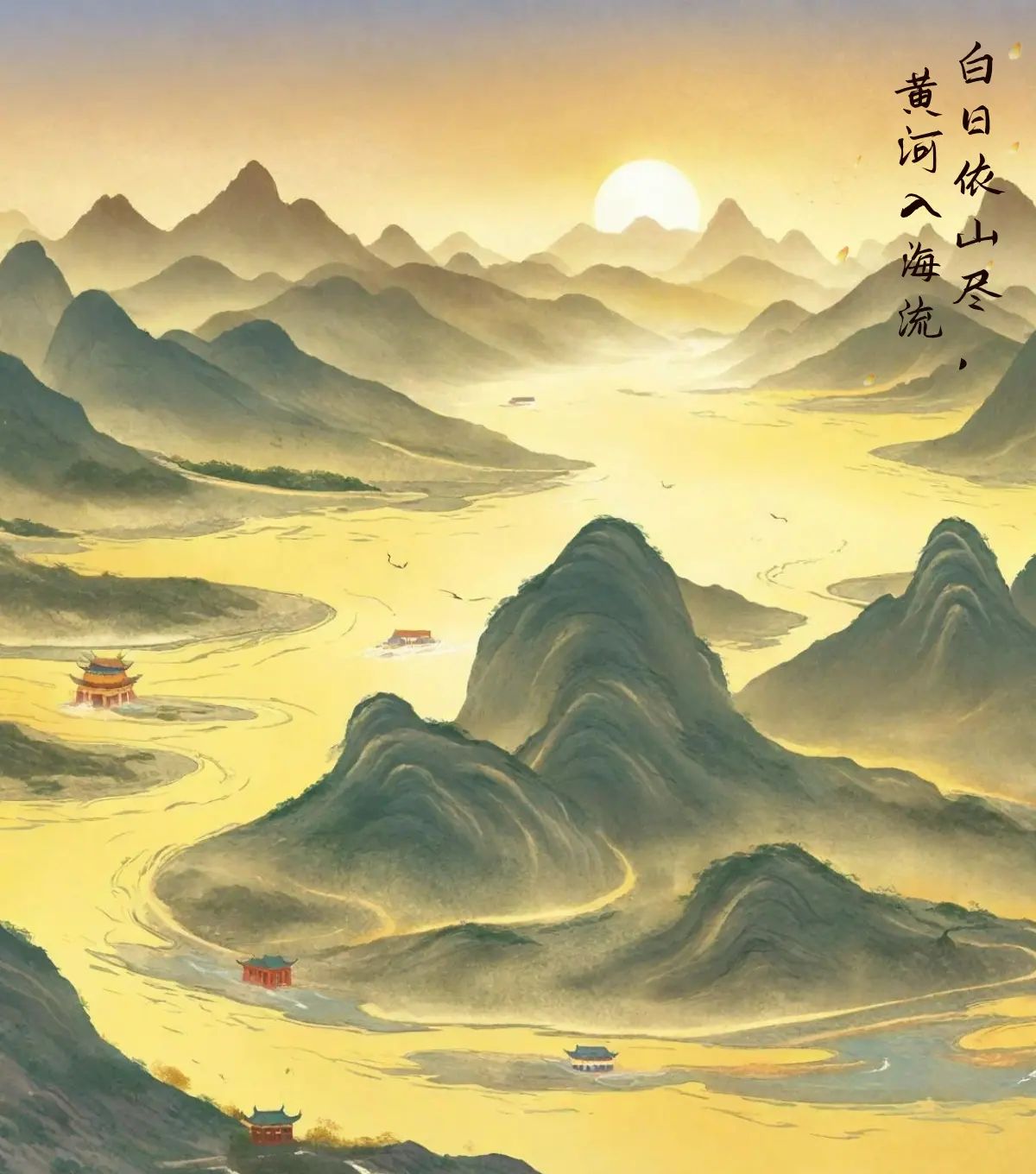 太强了！AI诗词成画 | 一句古诗成画卷