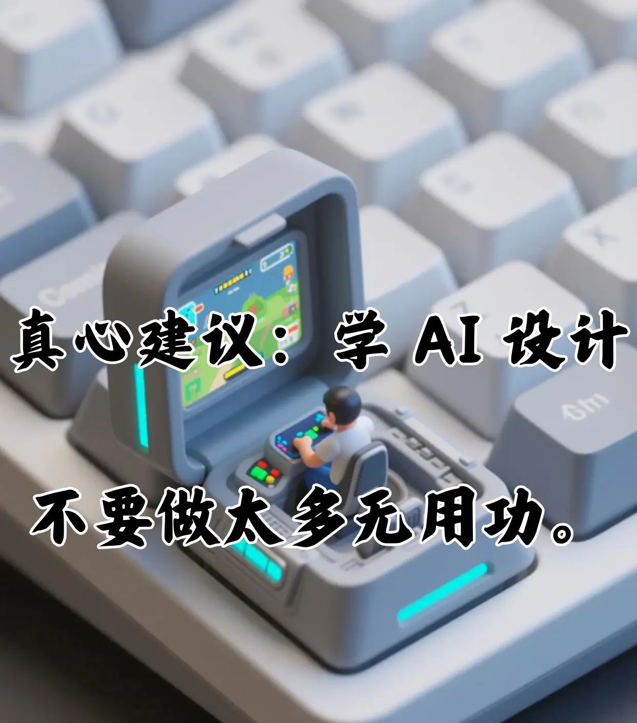 真心建议：学AI设计不要做太多无用功