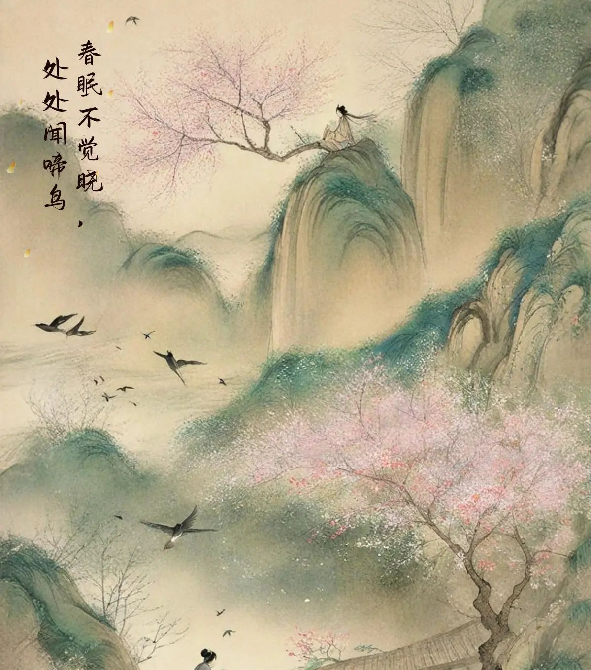 太强了！AI诗词成画 | 一句古诗成画卷