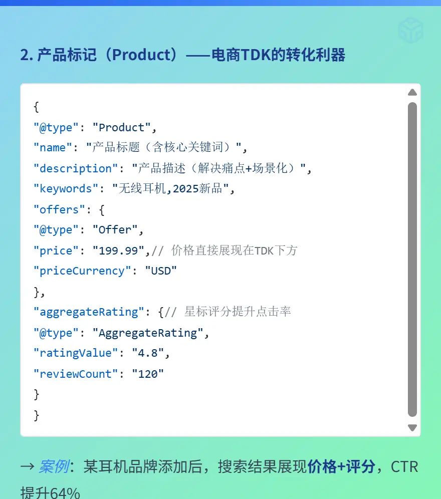 谷歌偏爱：带Schema的TDK