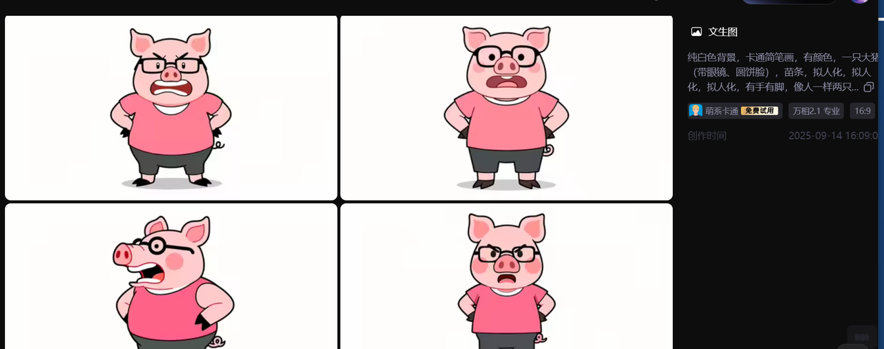 【教学类-36-14】20250915（通义万相）万相2.1专业“萌系卡通《牛虎乐园》（小2班成长故事）