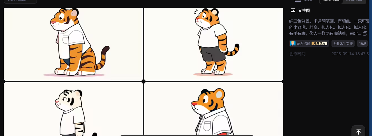 【教学类-36-14】20250915（通义万相）万相2.1专业“萌系卡通《牛虎乐园》（小2班成长故事）