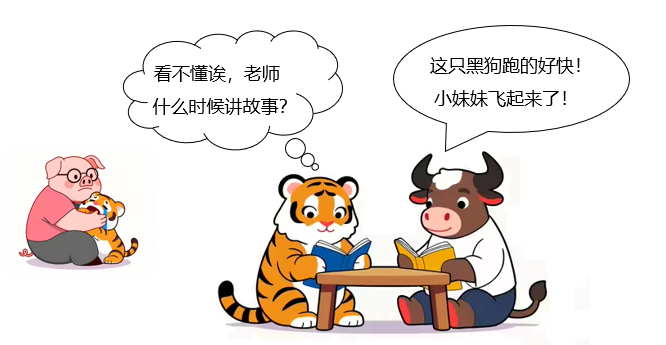 【教学类-36-14】20250915（通义万相）万相2.1专业“萌系卡通《牛虎乐园》（小2班成长故事）