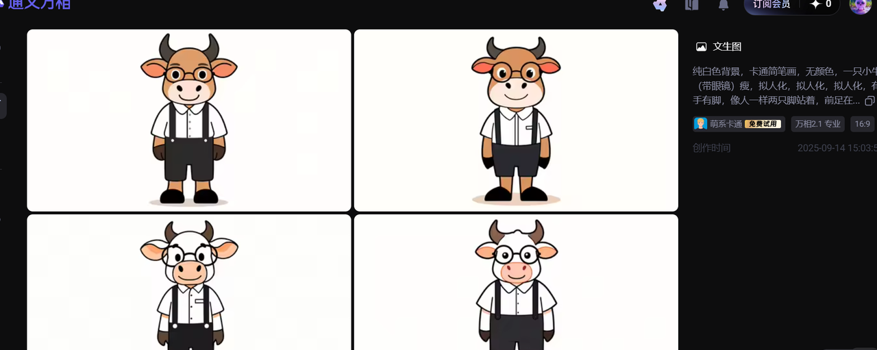 【教学类-36-14】20250915（通义万相）万相2.1专业“萌系卡通《牛虎乐园》（小2班成长故事）