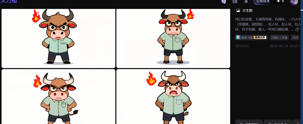 【教学类-36-14】20250915（通义万相）万相2.1专业“萌系卡通《牛虎乐园》（小2班成长故事）