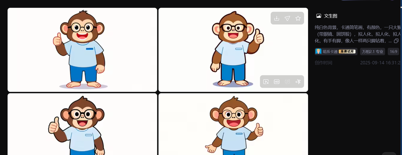 【教学类-36-14】20250915（通义万相）万相2.1专业“萌系卡通《牛虎乐园》（小2班成长故事）