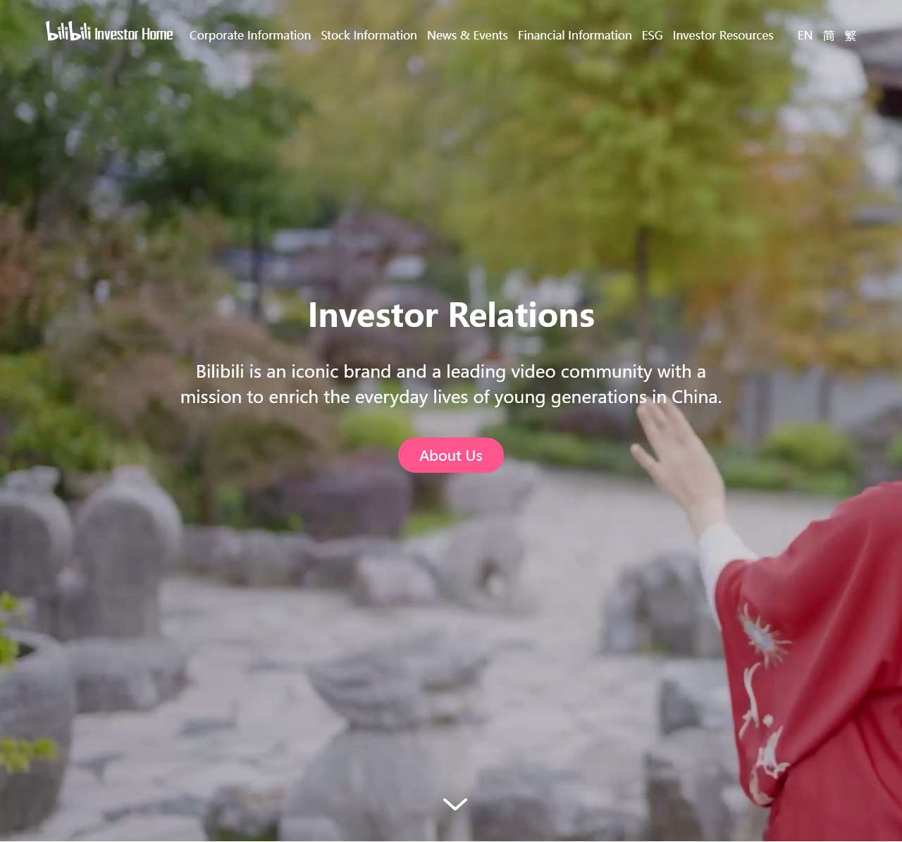 Bilibili Investor Home