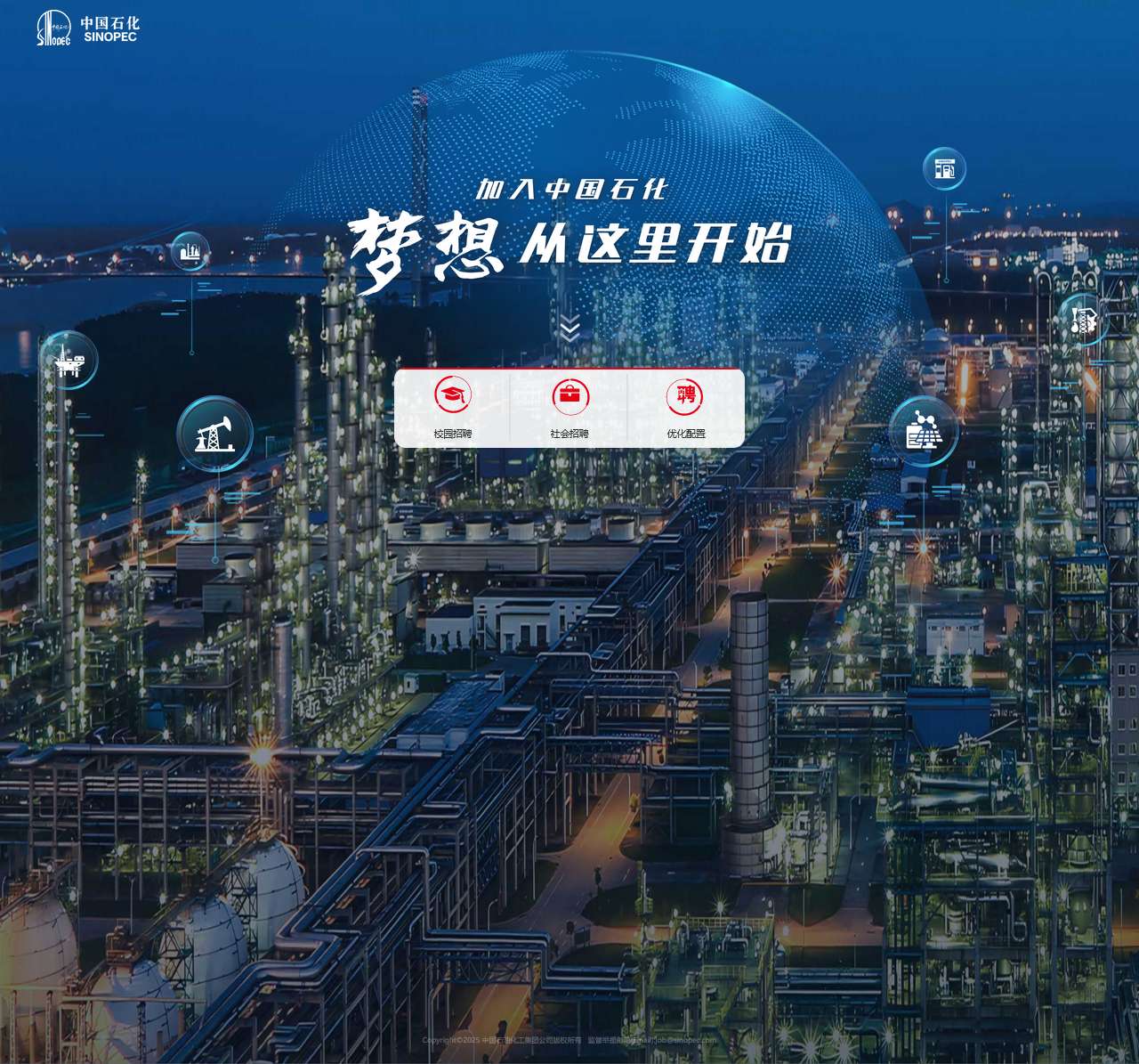 中国石化招聘网站