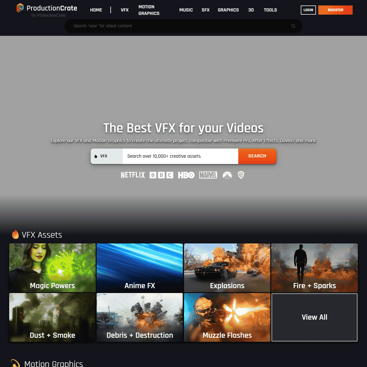 FootageCrate | 10,000 VFX Assets | Explosions, Fire, Lightning, Magic, Smoke