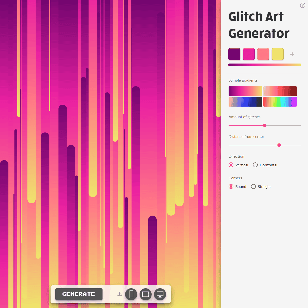 Glitch Art Generator