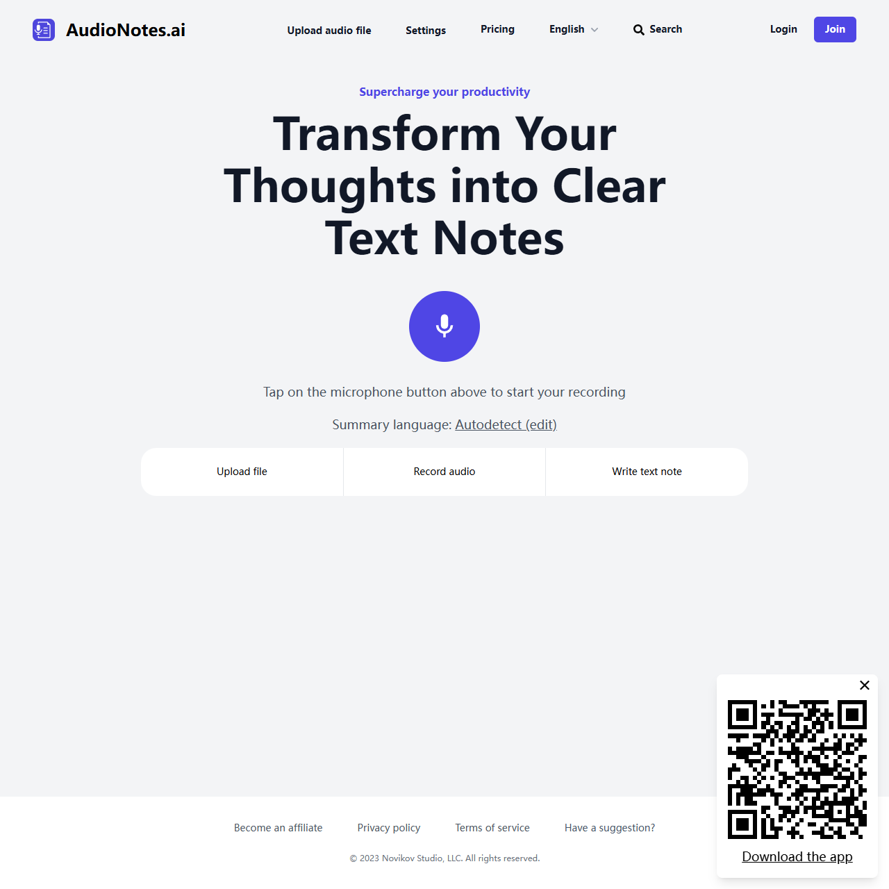 AudioNotes.ai
