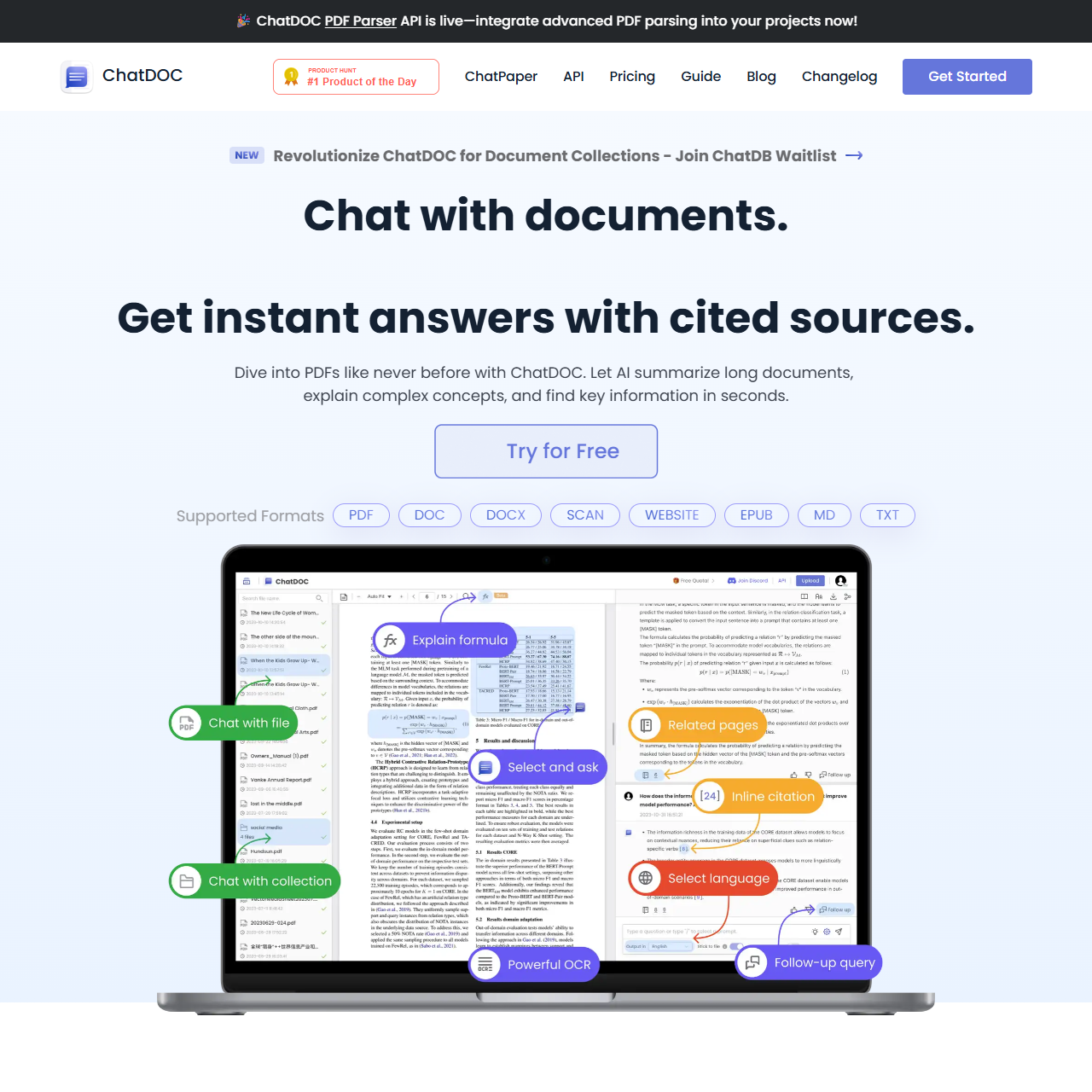 ChatDOC - AI Chat with PDF Documents