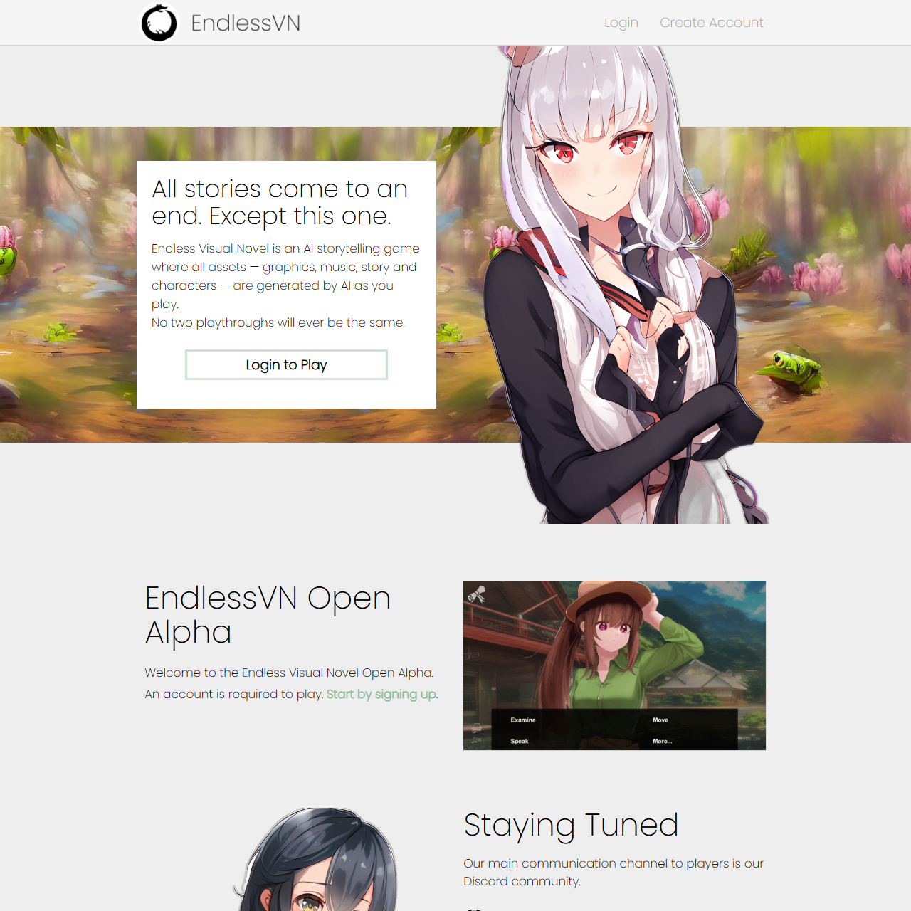 Endless Visual Novel