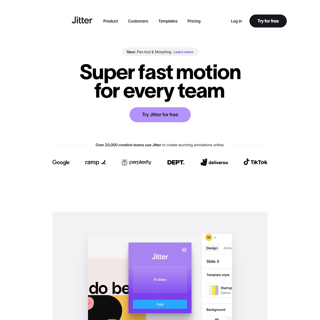 Jitter ·  A fast and simple motion design tool on the web