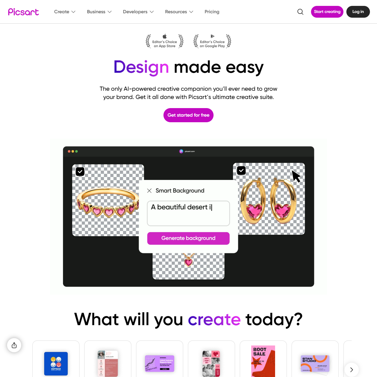 Picsart: Free AI Design Tools