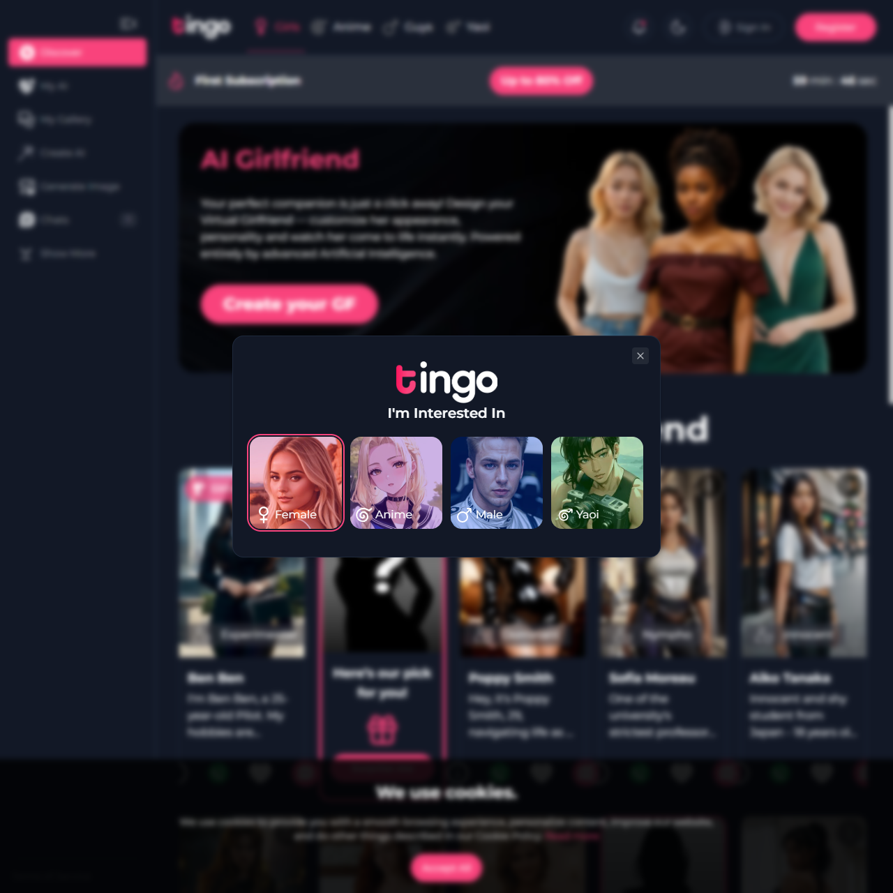 Tingo - Create Your Own AI Girlfriend