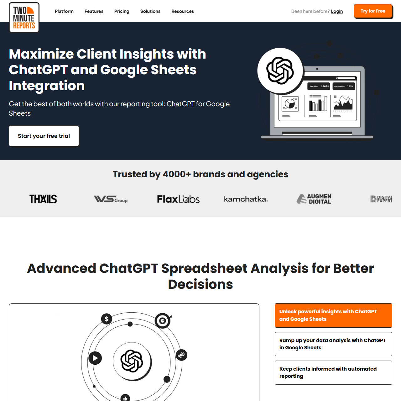 Agency Reporting Tool for Faster Insights | Two Minute Reports