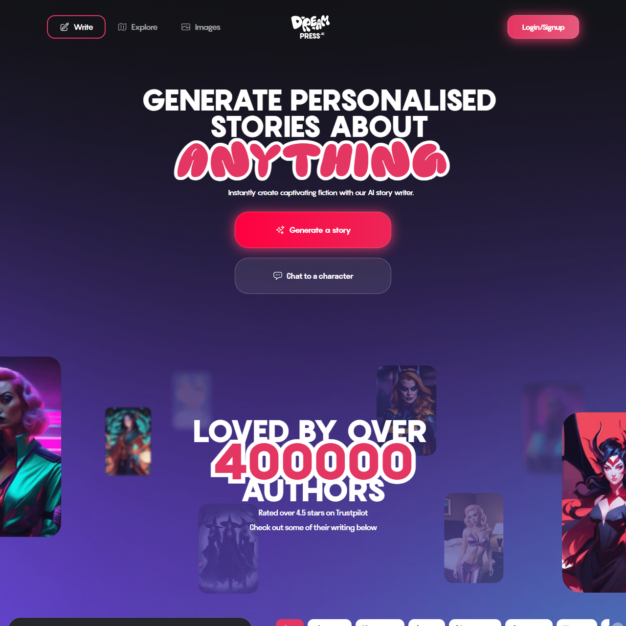 [FREE] AI Story Generator