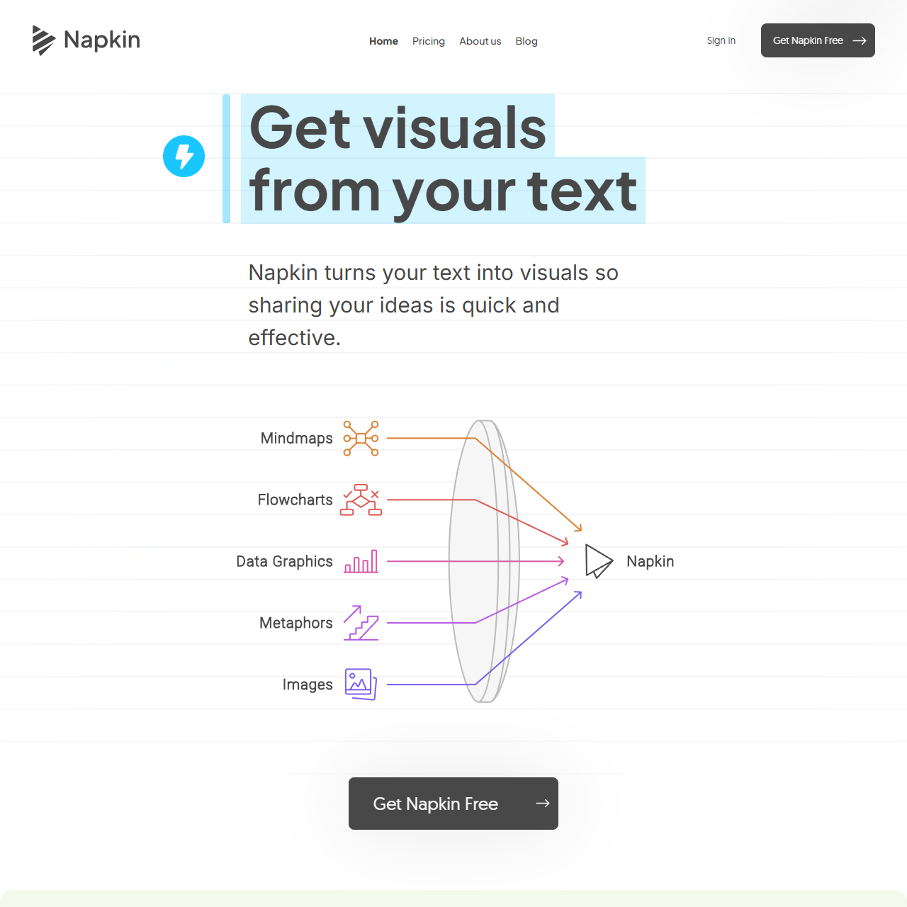 Napkin AI - The visual AI for business storytelling