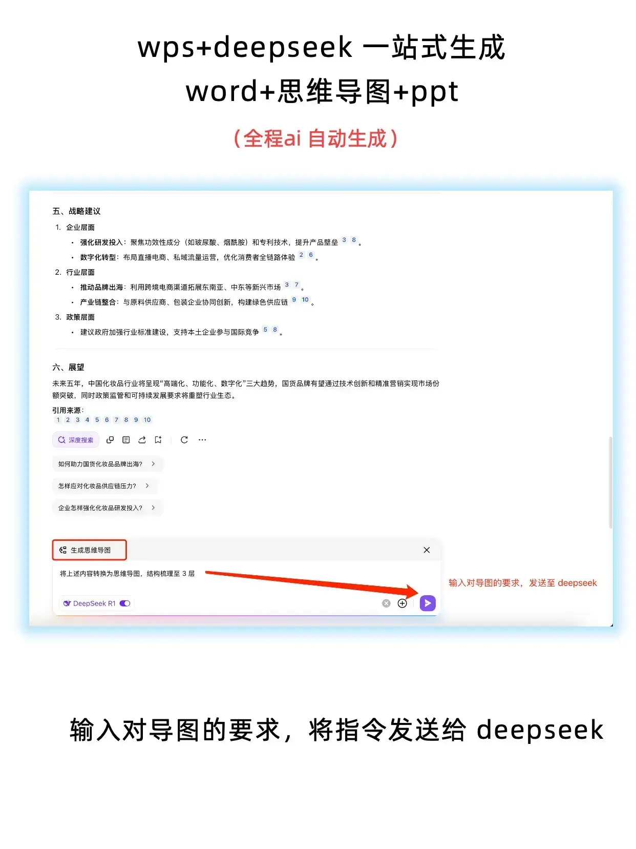 wps 加deepseek 自动化办公