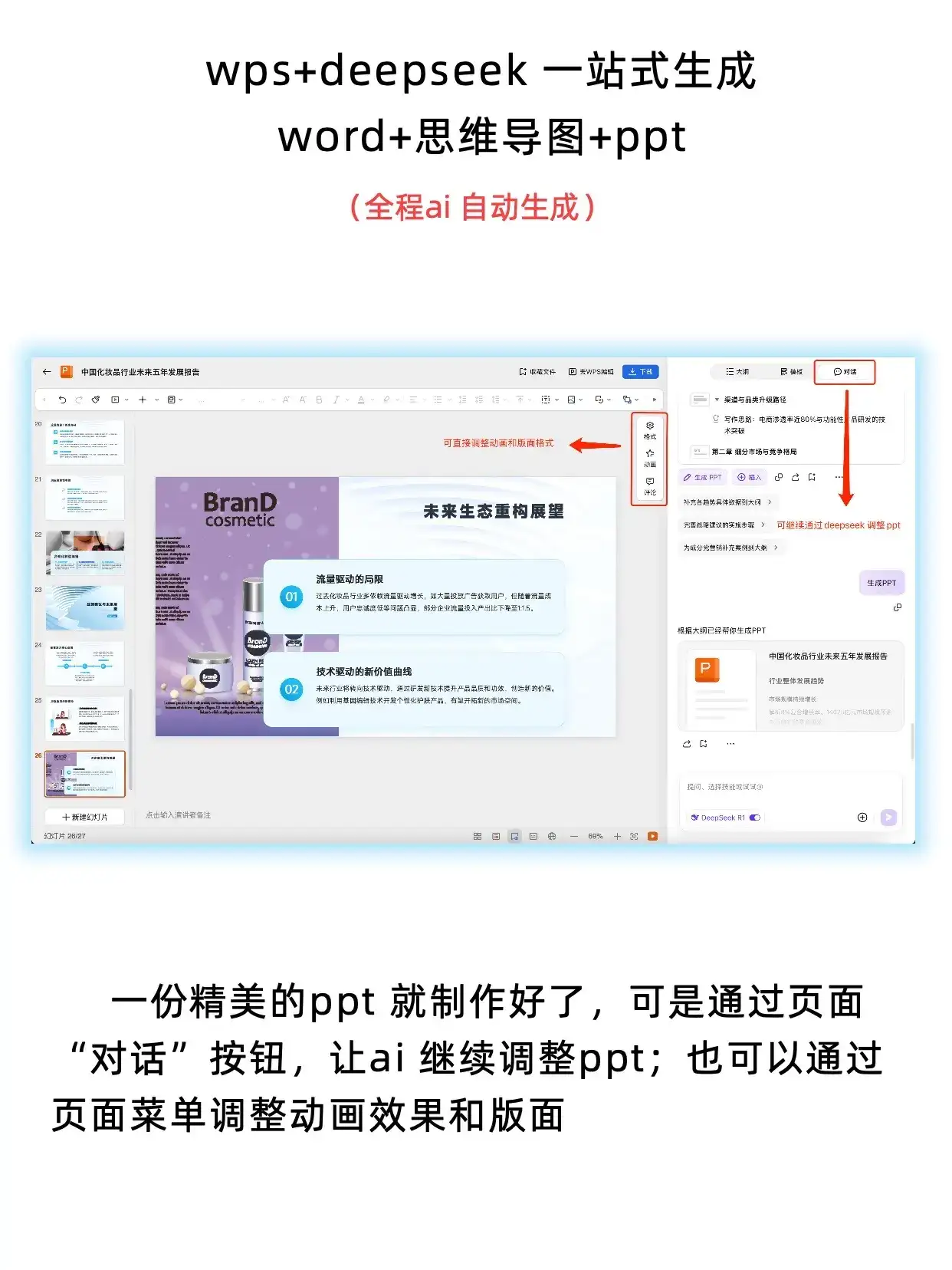 wps 加deepseek 自动化办公