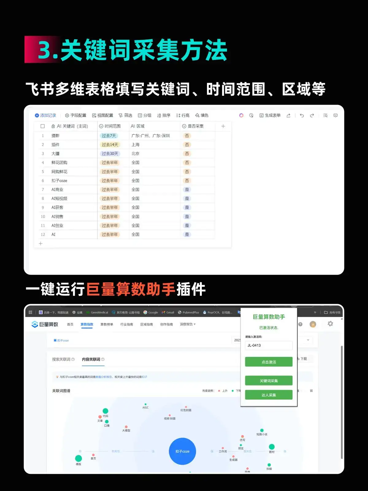卡好蓝海/热搜关键词,流量/客资好到爆!