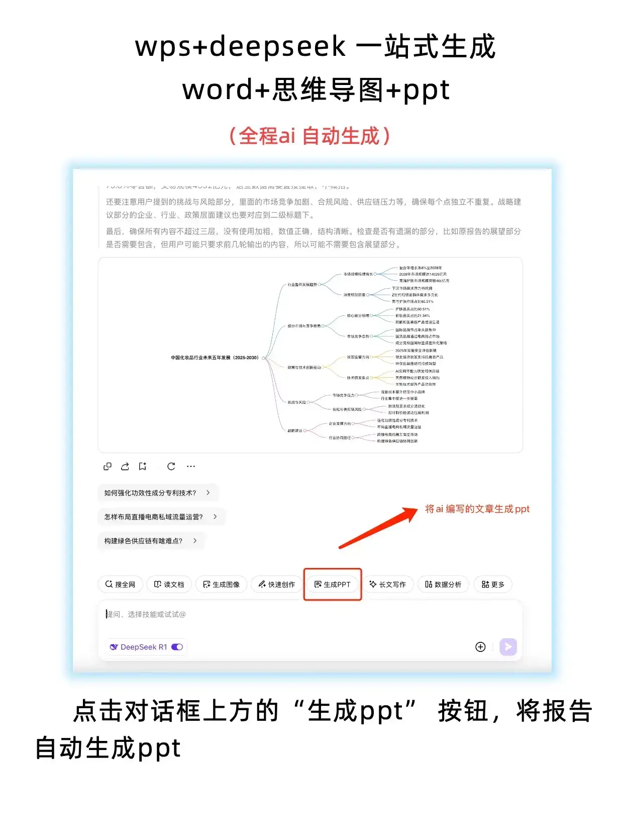 wps 加deepseek 自动化办公